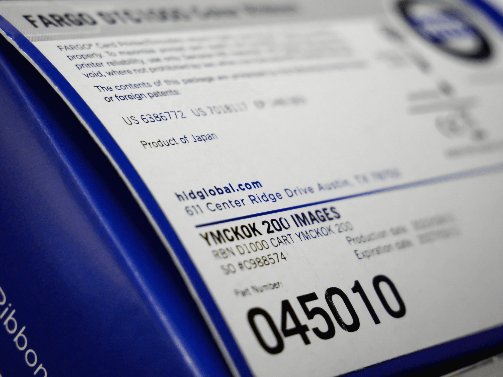 Ribbon #045010 - YMCKOK