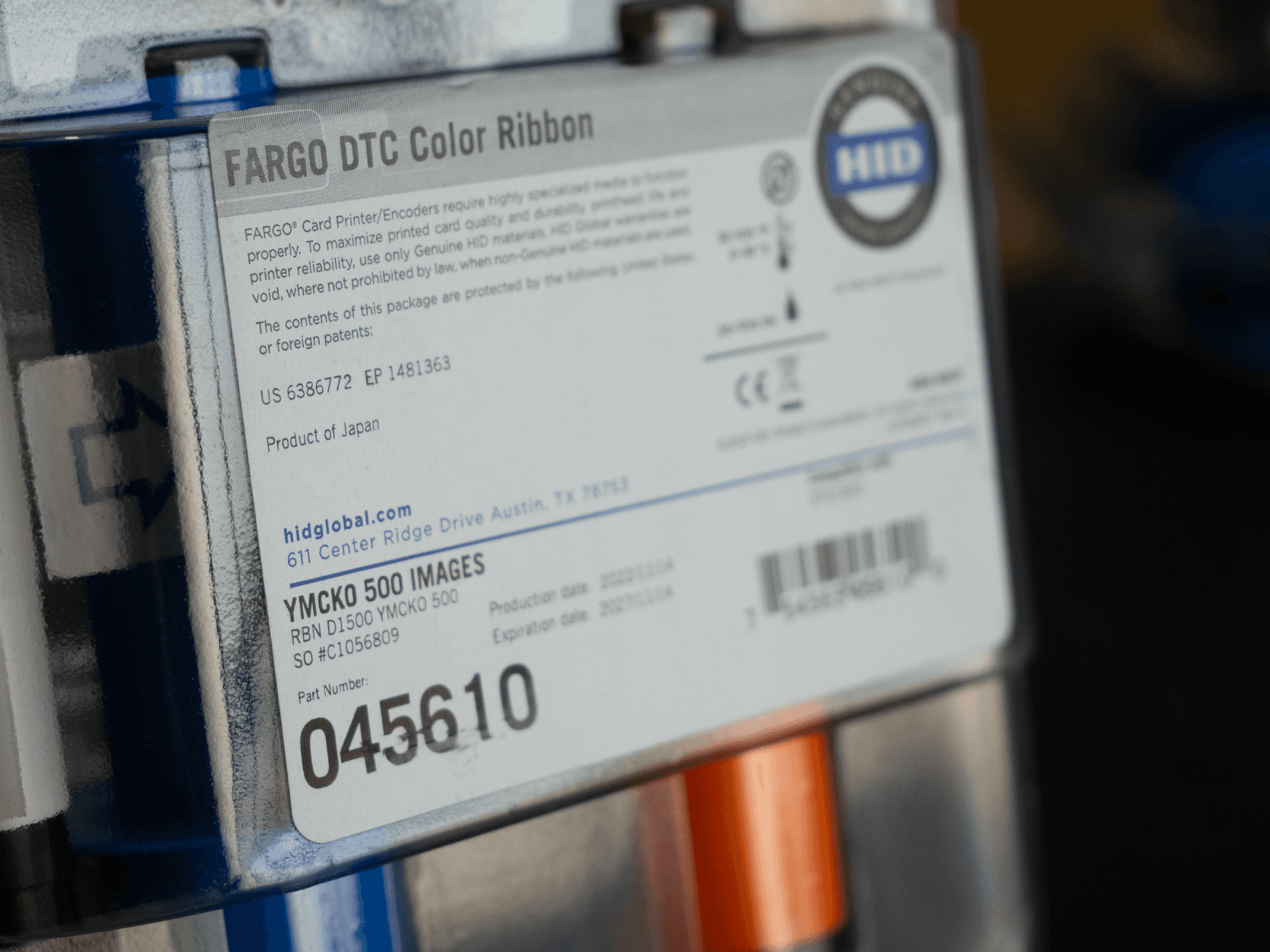 Ribbon #045610 - YMCKO