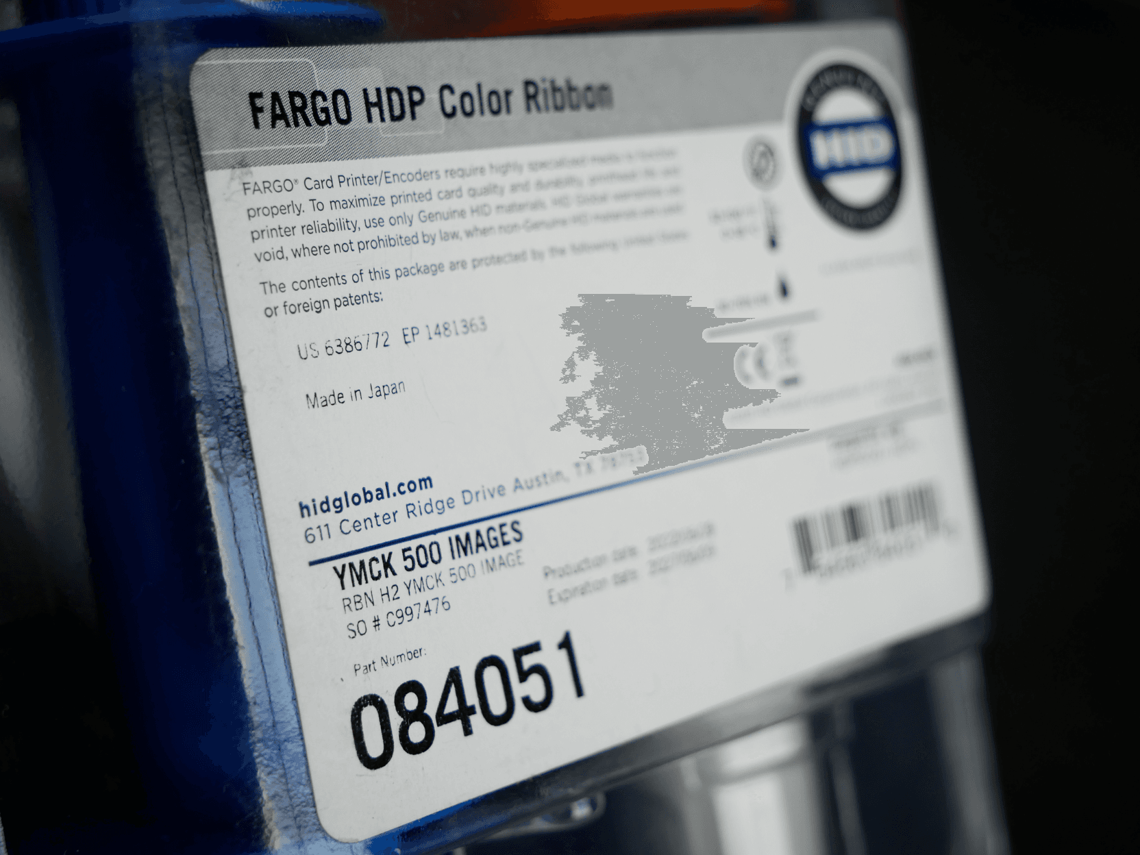 Ribbon #84051 - YMCK